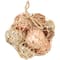 Light Brown Dried Plant Handmade Orbs & Vase Filler with Fishnet Bag Set